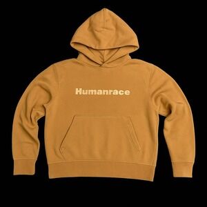 Adidas Humanrace Hoodie Tan Pharrell Williams Collab Unisex Small Minimalistic